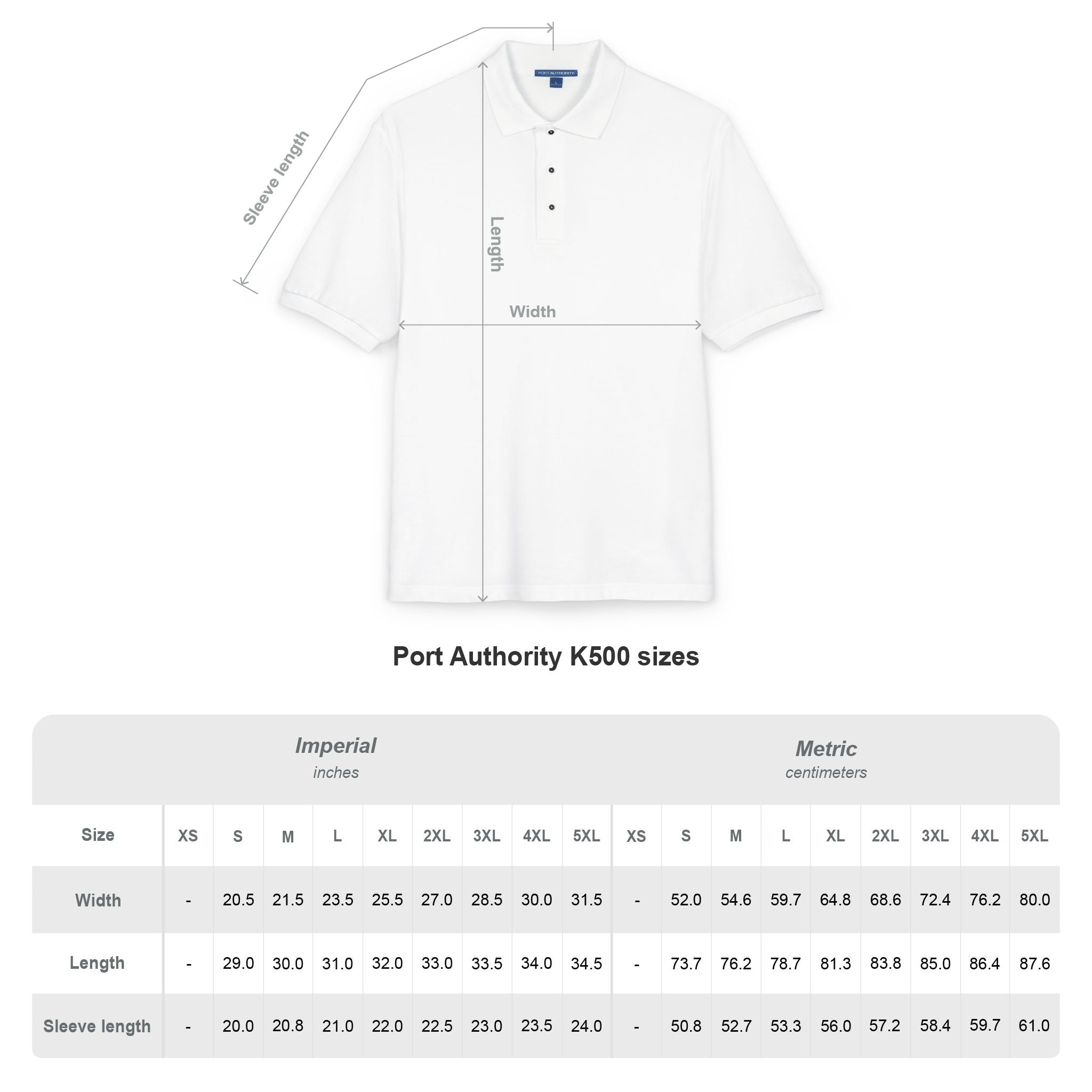 Unisex Polo Shirt | Embroidered Logo - 65/35 poly/cotton