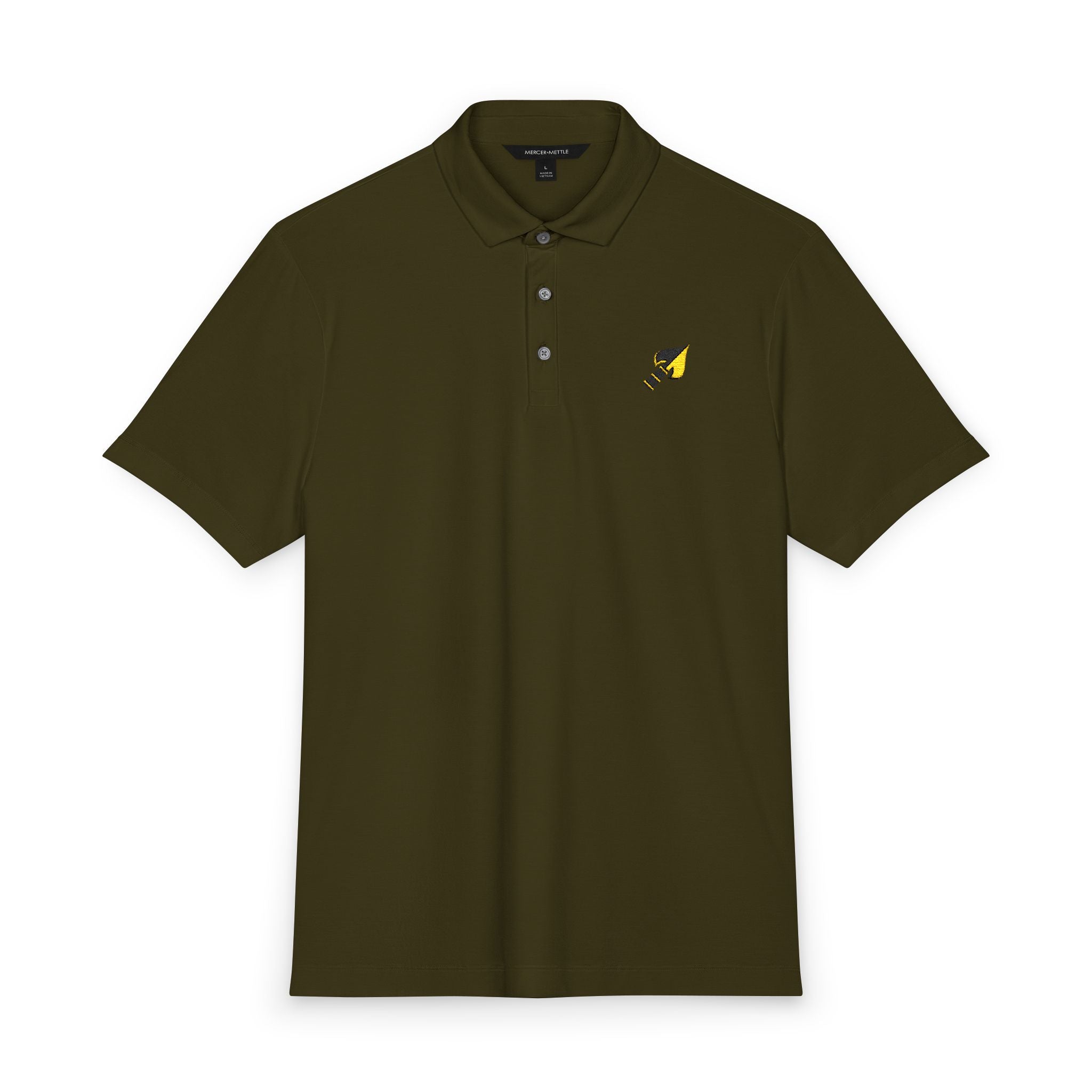 Men’s Stretch Jersey Polo | Embroidered Logo - 92/8 Polyester/Spandex