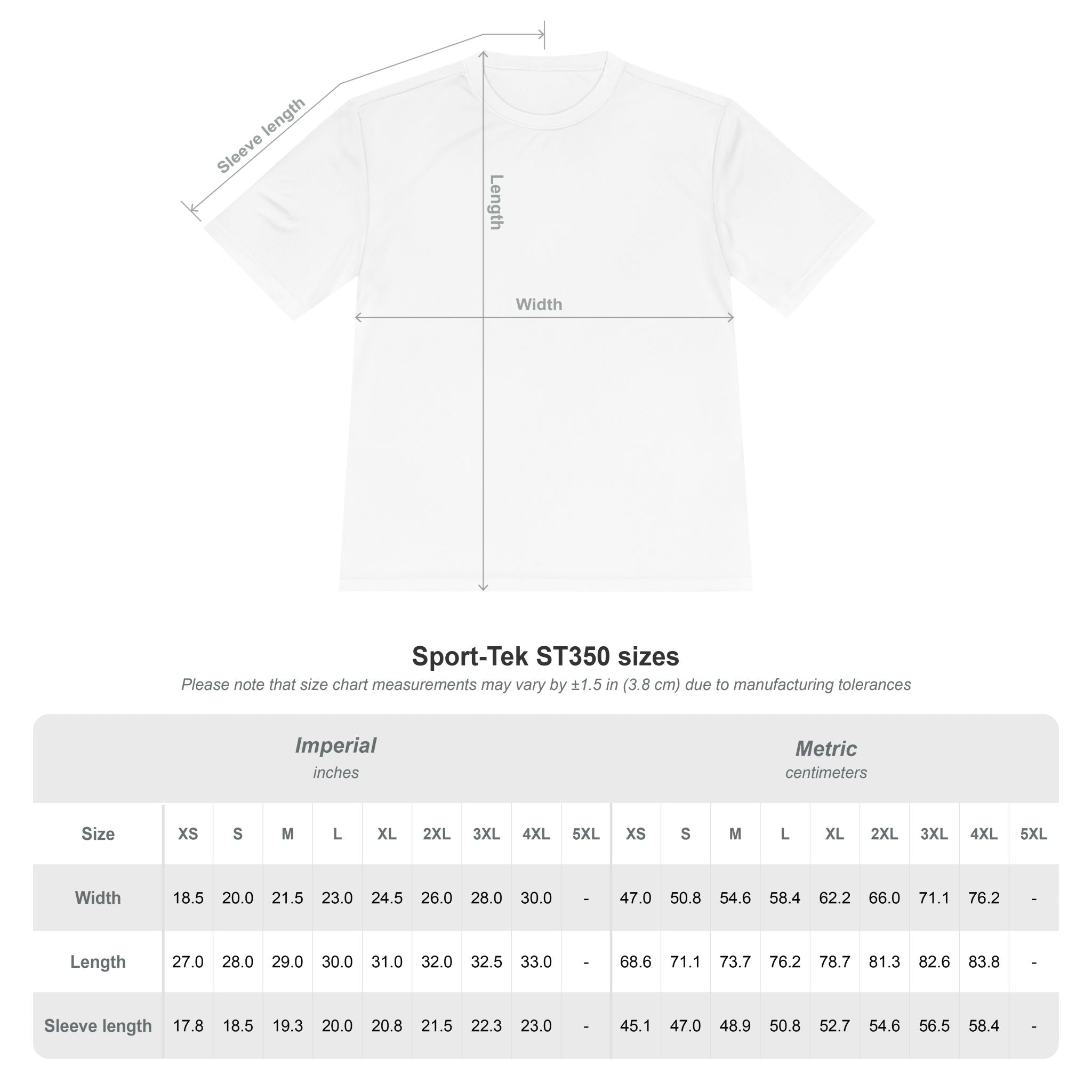 Unisex Moisture Wicking 100% Polyester Tee