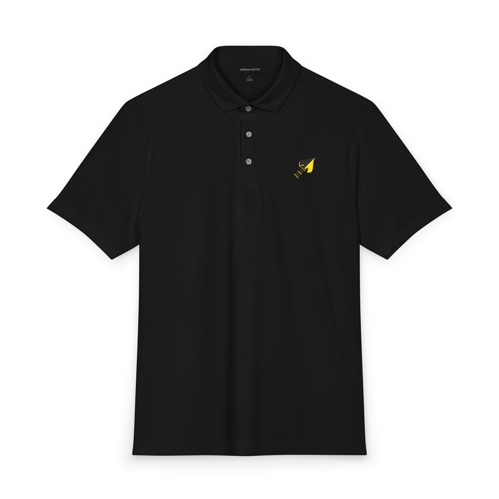 Men’s Stretch Jersey Polo | Embroidered Logo - 92/8 Polyester/Spandex