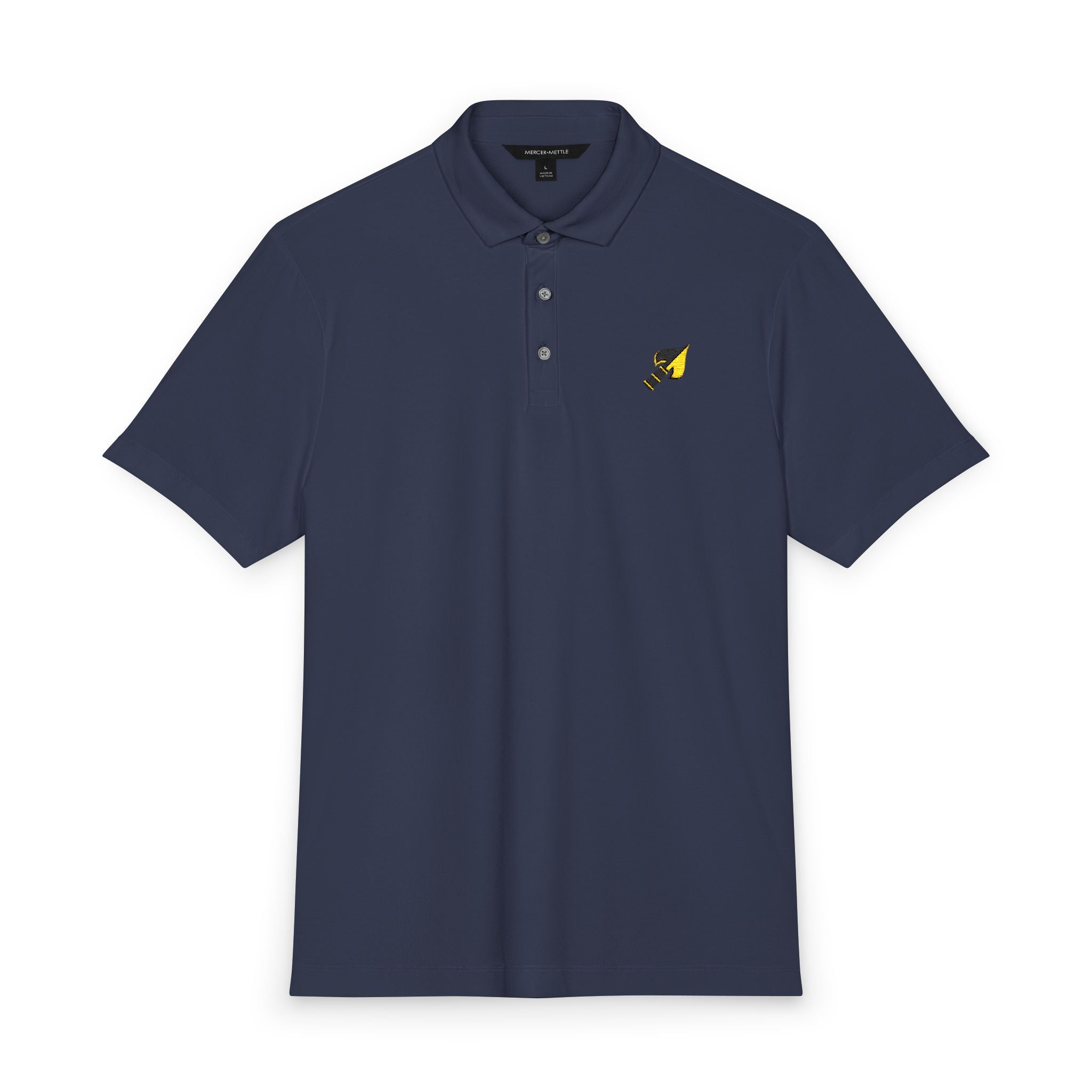 Men’s Stretch Jersey Polo | Embroidered Logo - 92/8 Polyester/Spandex