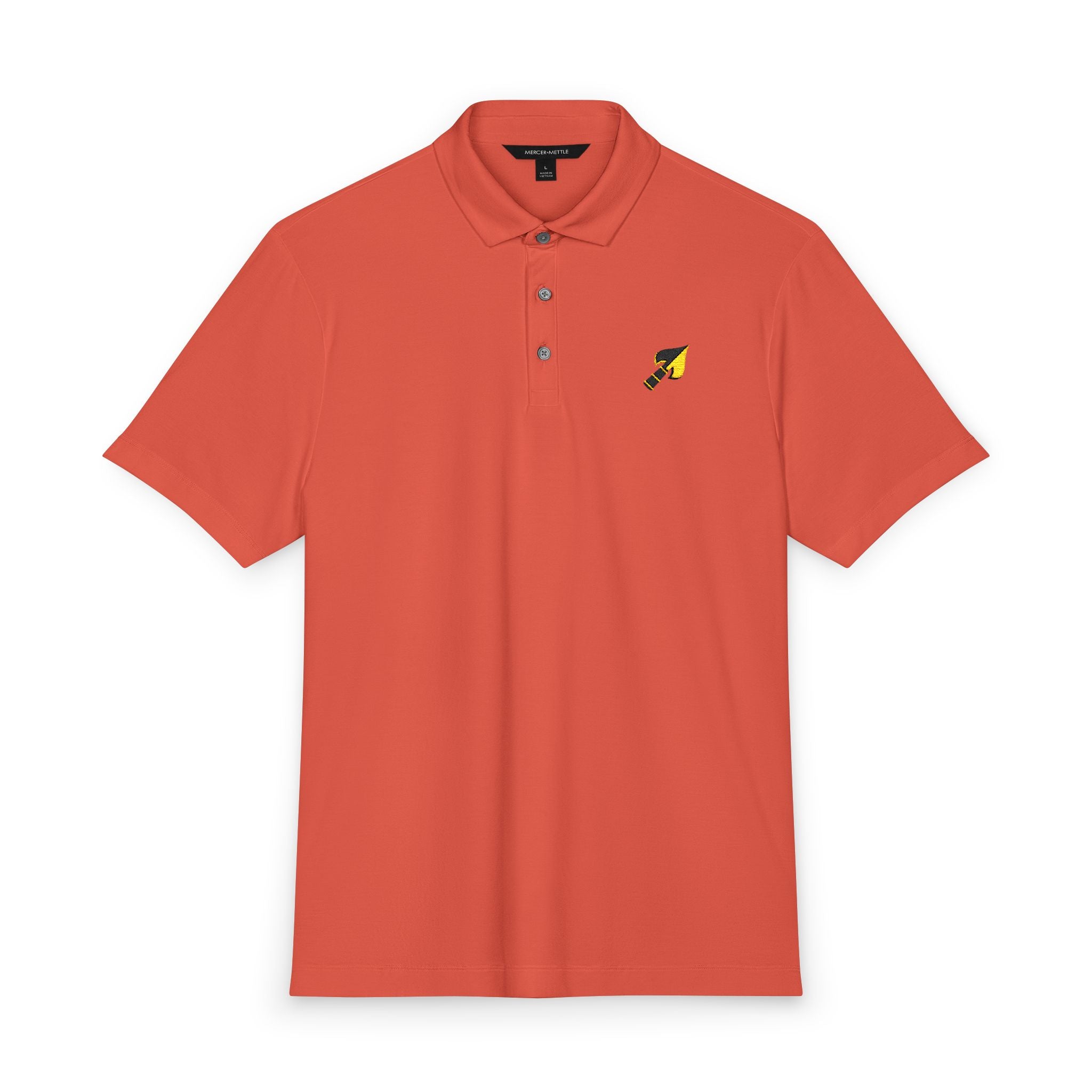 Men’s Stretch Jersey Polo | Embroidered Logo - 92/8 Polyester/Spandex