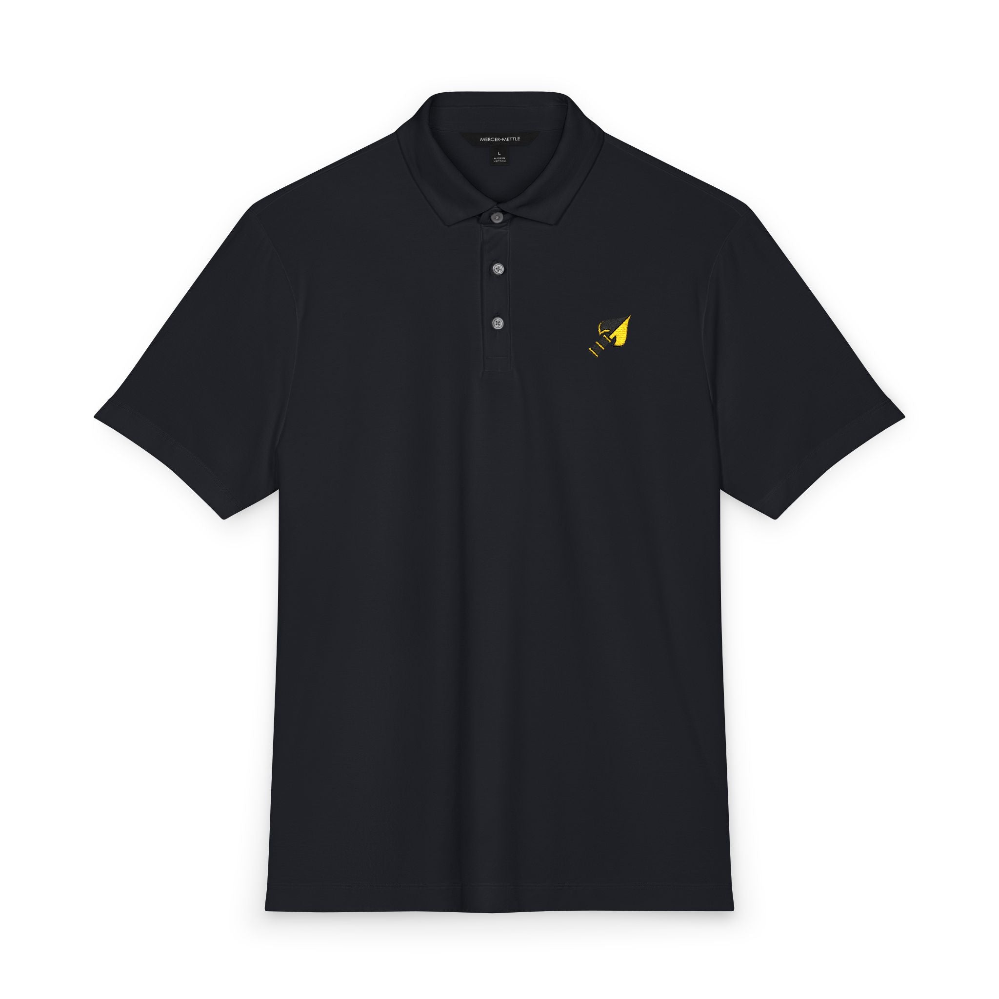 Men’s Stretch Jersey Polo | Embroidered Logo - 92/8 Polyester/Spandex