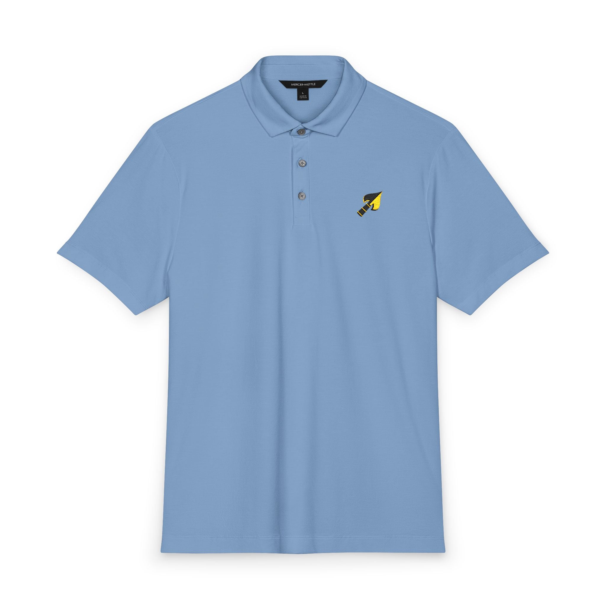 Men’s Stretch Jersey Polo | Embroidered Logo - 92/8 Polyester/Spandex