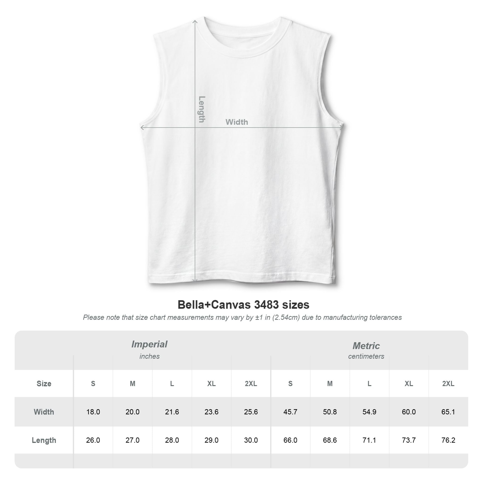 Unisex Cotton Jersey Muscle Shirt